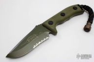 Currahee S/E Green Serrated 102-2GR