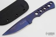 Drop Point Neck Knife - Titanium