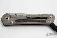 Large Sebenza 25 - Black Canvas Micarta Inlay