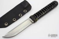 Fixed blade with Hamon