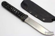 Fixed blade with Hamon