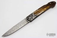 Damascus & Mammoth Lockback