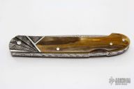 Damascus & Mammoth Lockback