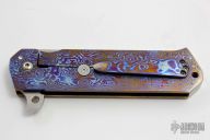 Slash Flipper - Timascus Frame and Clip