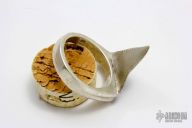 .925 Silver Sharks Tooth Ring