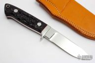 Loveless Drop Point - Bark Cape Buffalo