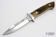 Boot Knife - Bark Mammoth Ivory