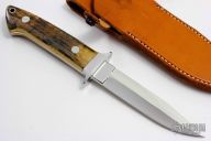 Boot Knife - Bark Mammoth Ivory