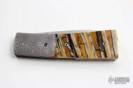 Damascus and Mammoth Tooth Linerlock