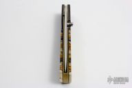 Damascus and Mammoth Tooth Linerlock