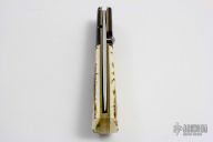 Damascus and Mammoth Ivory Linerlock