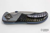 Dressed Bullseye - Damascus and Fossil Ivory