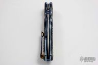 Dressed Bullseye - Damascus and Fossil Ivory