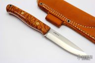 Liten Bror - Afzalia Burl with Red Liners