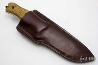 Badger Attack #800 w/ Brown Leather Sheath