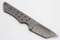 Thick Scrap Knife with Leather Sheath