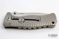 SR1 Integral Titanium Handle Folding Knife