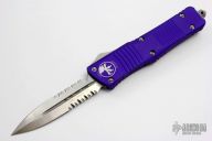 142-5PU Combat Troodon D/E Purple - Satin Serrated