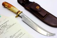 Model 4-7 - Pinned Stag & Heiser Brown Button Sheath