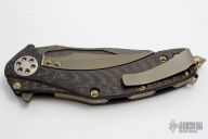 Matrix - Herringbone Damascus and Carbon Fiber