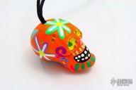 Resin Skull Bead/Necklace
