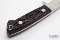 Loveless Drop Point - Bark Cape Buffalo