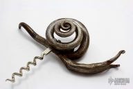 Hand Forged Snail Corkscrew
