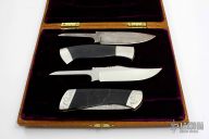 Fixed Blade and Button Lock Set - Jade