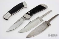 Fixed Blade and Button Lock Set - Jade