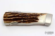 Rolox Viper Stag Sliding Lockback