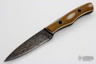 Paring/Hunting Knife with Damascus Blade
