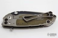 Solo Flipper - Bolstered Green Micarta Inlay