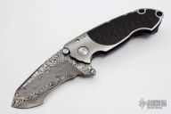 Solo Flipper with Mokuti Clip and Damasteel Blade