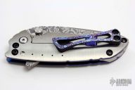 Solo Flipper with Mokuti Clip and Damasteel Blade