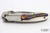 Damascus Carved Flipper