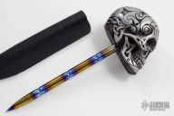 Heat Colored Ti Skull Spike
