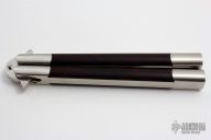 Rare Dagger Balisong - Desert Ironwood Inlays