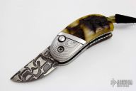 Model 28 Minnow - Damascus and Sheep Horn