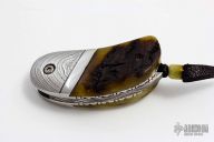 Model 28 Minnow - Damascus and Sheep Horn