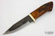Sheath Knife - Wood Handle by Moriya