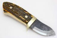 Sheath Knife - Stag Handle by Moriya