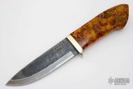 Sheath Knife - Wood Handle by Moriya