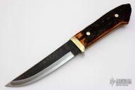 Sheath Knife - Stag Handle by Moriya