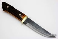 Sheath Knife - Stag Handle by Moriya