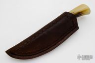 Musk Ox and Horse hide Pocket Knife