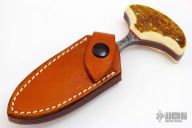 Damascus Push Dagger