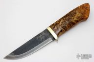 Sheath Knife - Wood Handle by Moriya