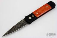 Godson Custom Damascus and Red Coral