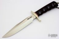Model 1-7 - Maroon Micarta w/ Finger Grooves