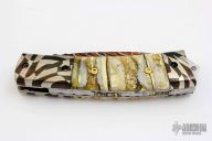 Mammoth Tooth and Damascus Linerlock